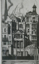 Load image into Gallery viewer, Scottish Art. Fishmonger&#39;s Hall. Pencil Signed Etching by IAN STRANG
