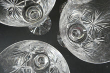 Load image into Gallery viewer, Pair of Large Red Wine Edinburgh Crystal Star of Edinburgh Glasses 7 inches
