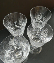 Load image into Gallery viewer, Pair of Large Red Wine Edinburgh Crystal Star of Edinburgh Glasses 7 inches

