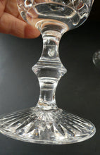 Load image into Gallery viewer, Pair of Large Red Wine Edinburgh Crystal Star of Edinburgh Glasses 7 inches
