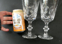 Load image into Gallery viewer, Pair of Large Red Wine Edinburgh Crystal Star of Edinburgh Glasses 7 inches
