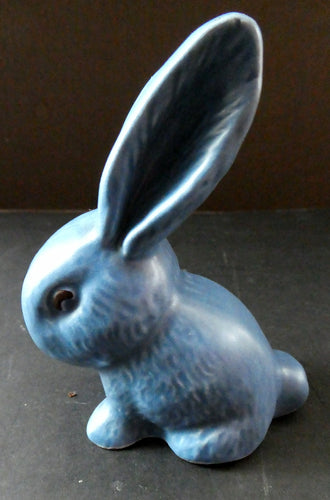 1930s Sylvac Rabbit Model 1067 4 inches Blue 
