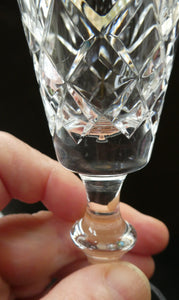 Set of Six Edinburgh Crystal Glenshee Pattern Sherry Glasses
