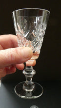 Load image into Gallery viewer, Set of Six Edinburgh Crystal Glenshee Pattern Sherry Glasses
