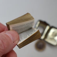 Load image into Gallery viewer, Book Collectors Special ANTIQUE: Rare "Smallest English Dictionary in the World" in Original Metal Case. Published Glasgow.

