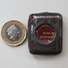 Load image into Gallery viewer, Book Collectors Special ANTIQUE: Rare "Smallest English Dictionary in the World" in Original Metal Case. Published Glasgow.

