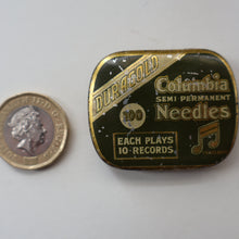 Load image into Gallery viewer, FOUR Vintage Gramophone Needles Tin with Needles. Good Condition
