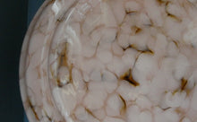 Load image into Gallery viewer, 1940s Glass Hanging Goldfish Bowl or Flycatcher Lampshade. Opaque SUGAR PINK Glass 

