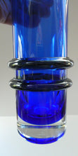 Load image into Gallery viewer, SCOTTISH GLASS. Vintage 1960s Caithness Glass Double Ring or Hoop Vase. Designed by Domhnall O Broin
