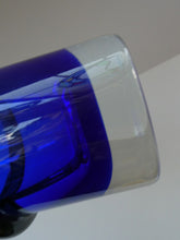 Load image into Gallery viewer, SCOTTISH GLASS. Vintage 1960s Caithness Glass Double Ring or Hoop Vase. Designed by Domhnall O Broin
