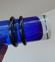 Load image into Gallery viewer, SCOTTISH GLASS. Vintage 1960s Caithness Glass Double Ring or Hoop Vase. Designed by Domhnall O Broin
