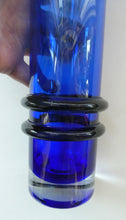 Load image into Gallery viewer, SCOTTISH GLASS. Vintage 1960s Caithness Glass Double Ring or Hoop Vase. Designed by Domhnall O Broin
