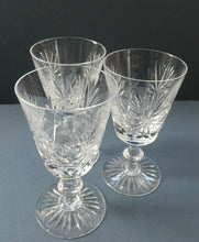 Load image into Gallery viewer, 5 1/8 inches. Star of Edinburgh Crystal Glasses for Claret or Small White Wine. Only 3
