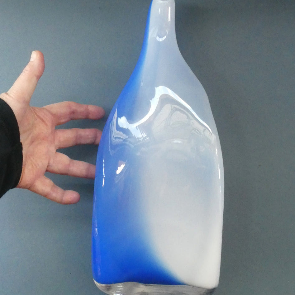 SCOTTISH STUDIO GLASS VASE by John Lawrie (Juniper Green Studio & Edinburgh College of Art)