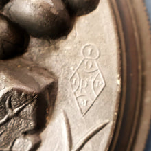 Load image into Gallery viewer, RARE SURVIVOR. Victorian Pewter Ice / Ice Cream Mould with Fruiting Vine Decoration on the Lid 
