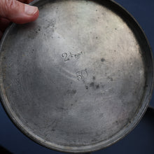 Load image into Gallery viewer, RARE SURVIVOR. Victorian Pewter Ice / Ice Cream Mould with Fruiting Vine Decoration on the Lid 
