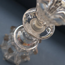 Load image into Gallery viewer, EXCEPTIONAL Victorian Bell Decanter with Original Stopper with Facet Cut Ribbing: 13 1/2 inches in height
