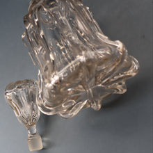 Load image into Gallery viewer, EXCEPTIONAL Victorian Bell Decanter with Original Stopper with Facet Cut Ribbing: 13 1/2 inches in height
