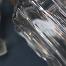 Load image into Gallery viewer, EXCEPTIONAL Victorian Bell Decanter with Original Stopper with Facet Cut Ribbing: 13 1/2 inches in height
