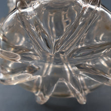 Load image into Gallery viewer, EXCEPTIONAL Victorian Bell Decanter with Original Stopper with Facet Cut Ribbing: 13 1/2 inches in height
