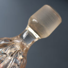 Load image into Gallery viewer, EXCEPTIONAL Victorian Bell Decanter with Original Stopper with Facet Cut Ribbing: 13 1/2 inches in height
