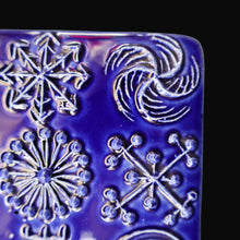 Load image into Gallery viewer, Vintage PORTMEIRION Glossy Blue TOTEM Ceramic Lidded Box or Butter Dish
