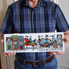 Load image into Gallery viewer, Extremely Rare 1960s NORWEGIAN Decorative Hanging Plaque by Figgjo Flint by Turi Gramstad
