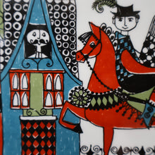 Load image into Gallery viewer, Extremely Rare 1960s NORWEGIAN Decorative Hanging Plaque by Figgjo Flint by Turi Gramstad
