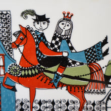 Load image into Gallery viewer, Extremely Rare 1960s NORWEGIAN Decorative Hanging Plaque by Figgjo Flint by Turi Gramstad
