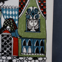 Load image into Gallery viewer, Extremely Rare 1960s NORWEGIAN Decorative Hanging Plaque by Figgjo Flint by Turi Gramstad
