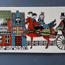 Load image into Gallery viewer, Extremely Rare 1960s NORWEGIAN Decorative Hanging Plaque by Figgjo Flint by Turi Gramstad

