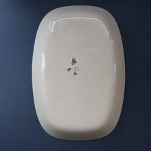 Load image into Gallery viewer, Vintage 1960s ROYAL COPENHAGEN Faience Peacock Platter by Inge-Lise Koefoed. Height 13 inches
