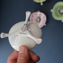 Load image into Gallery viewer, Set of FOUR 1950s Decorative FOLEY Bone China Miniature Candleholders with Tripod Feet
