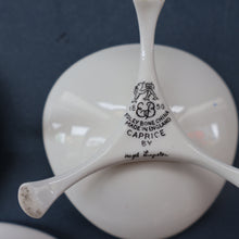 Load image into Gallery viewer, Set of FOUR 1950s Decorative FOLEY Bone China Miniature Candleholders with Tripod Feet
