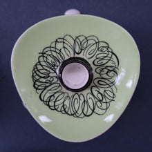 Load image into Gallery viewer, Set of FOUR 1950s Decorative FOLEY Bone China Miniature Candleholders with Tripod Feet
