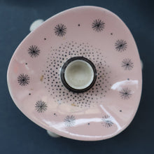 Load image into Gallery viewer, Set of FOUR 1950s Decorative FOLEY Bone China Miniature Candleholders with Tripod Feet
