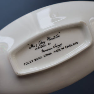 Three Pin Dishes April and Gay Nineties by Maureen Tanner 1950s