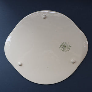 Very Large Vintage 1960s WEST GERMAN Cake Plate by Grunstadt Keramik