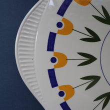 Load image into Gallery viewer, Very Large Vintage 1960s WEST GERMAN Cake Plate by Grunstadt Keramik
