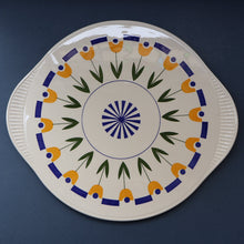 Load image into Gallery viewer, Very Large Vintage 1960s WEST GERMAN Cake Plate by Grunstadt Keramik
