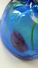 Load image into Gallery viewer, Fine Caithness Glass Bowl; etched thistles &amp; floral design. Bank of Scotland Tercentenary 1995
