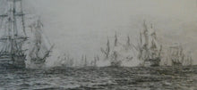 Load image into Gallery viewer, ORIGINAL ETCHING: William Lionel Wyllie (1851 – 1931) Battle of Trafalgar; c 1920
