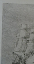 Load image into Gallery viewer, ORIGINAL ETCHING: William Lionel Wyllie (1851 – 1931) Battle of Trafalgar; c 1920
