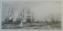 Load image into Gallery viewer, ORIGINAL ETCHING: William Lionel Wyllie (1851 – 1931) Battle of Trafalgar; c 1920
