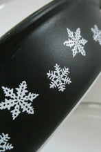 Load image into Gallery viewer, 1950s Vintage PYREX GAEITY Oval Divided Lidded Serving Dish Gaiety BLACK SNOWFLAKE
