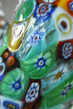 Load image into Gallery viewer, Vintage Italian Millefiori Glass Beaker or Tumbler. Height 4 1/4 inches
