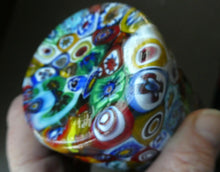 Load image into Gallery viewer, Vintage Italian Millefiori Glass Beaker or Tumbler. Height 4 1/4 inches
