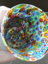 Load image into Gallery viewer, Vintage Italian Millefiori Glass Beaker or Tumbler. Height 4 1/4 inches
