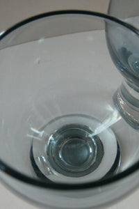 Pair of Small Canisbay Space Age Shot Glasses. Blue / Loch Colour