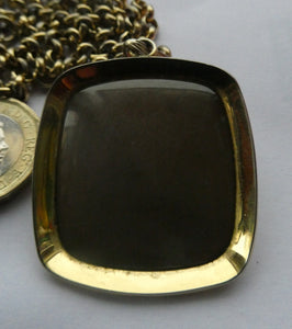 1960s GES GESCH Vintage German Pendant with Abalone Panel